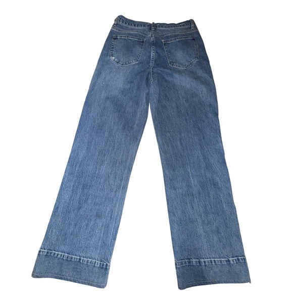 Habitual Blue Wide Leg High Rise Seam Front Denim Jeans Size 2/26 - Picture 2 of 8